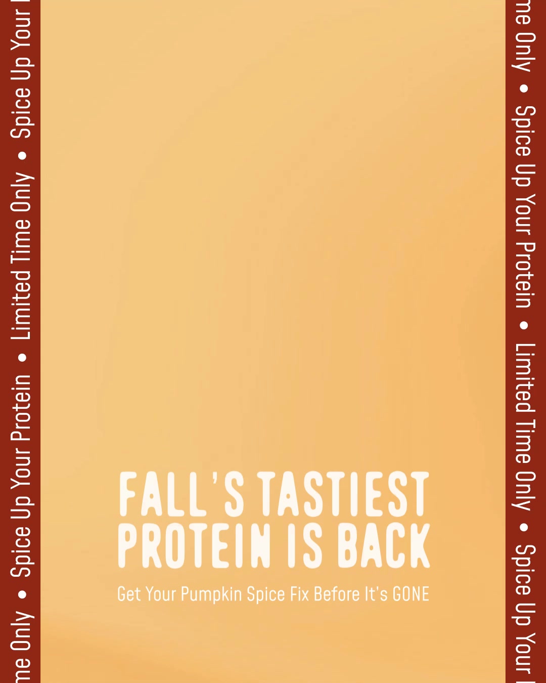 LIMITED EDITION Pumpkin Spice Latte Protein Smoothie!