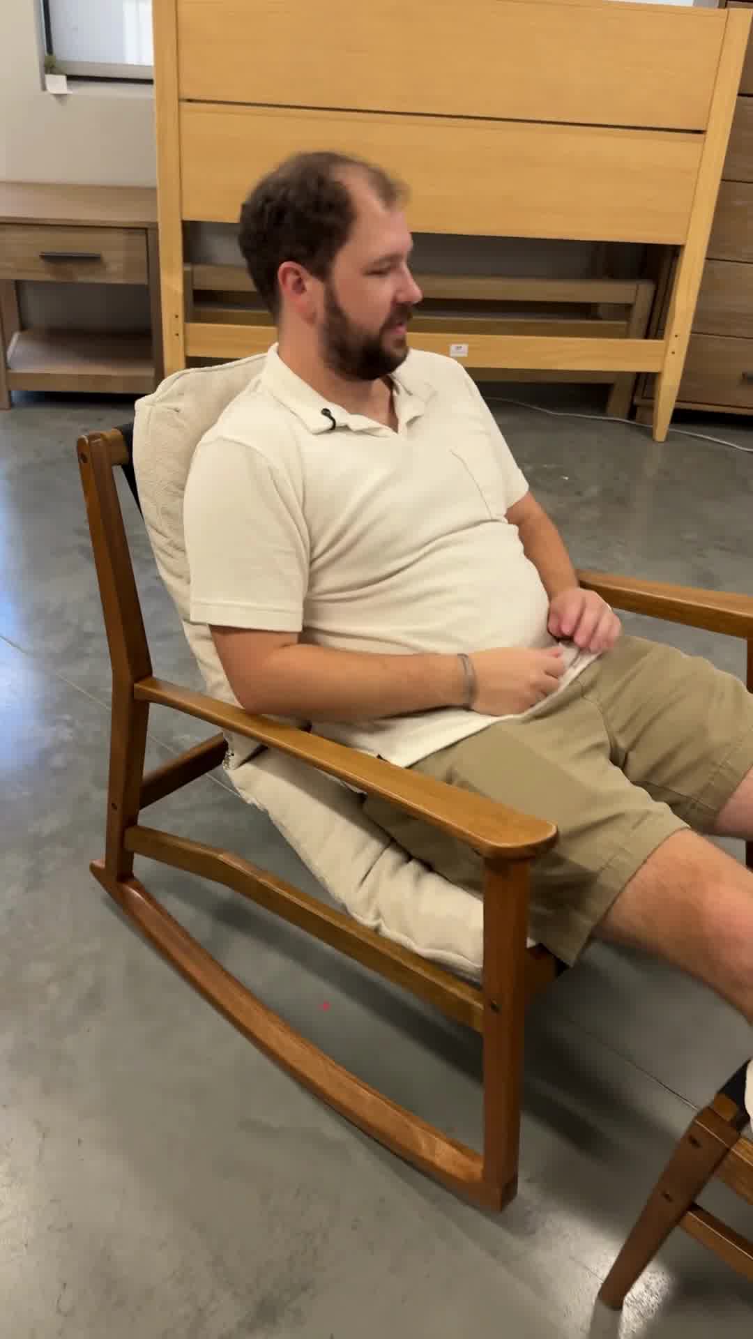 NEW: Mid-Century Lounge Chair + Rocking Chair