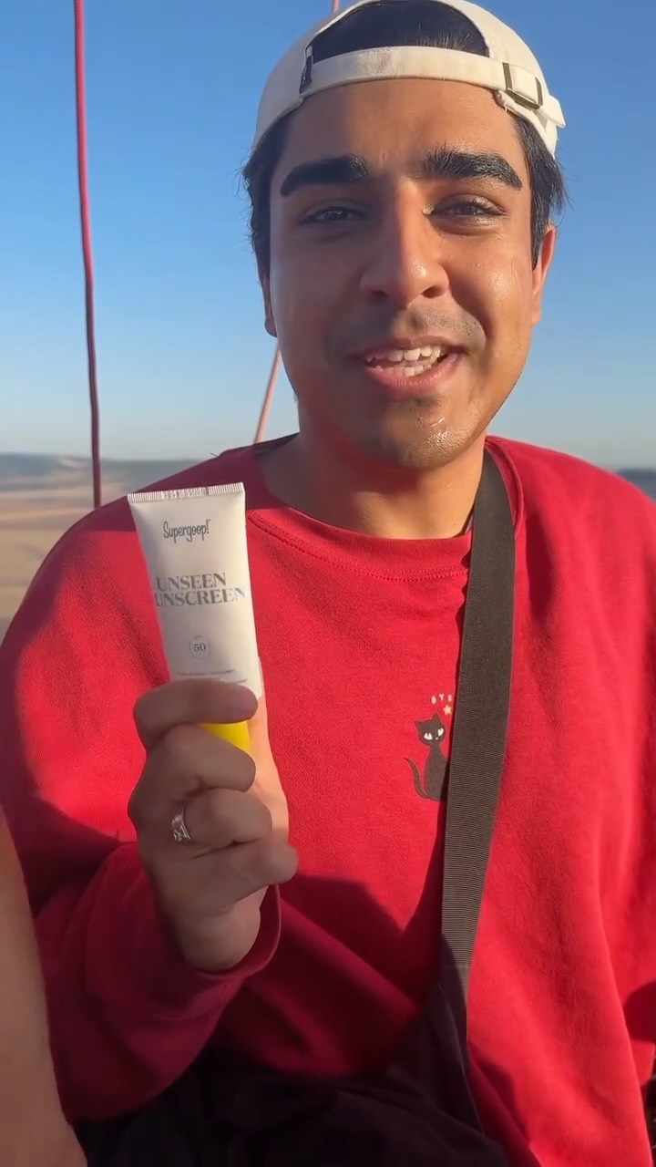 it’s super and it’s unseen and it’s sunscreen #supergooppartner