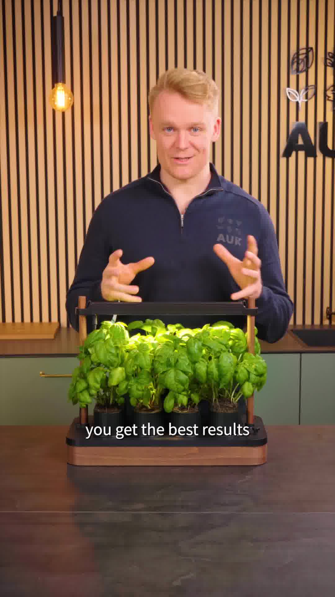 The Scandinavian indoor smart garden