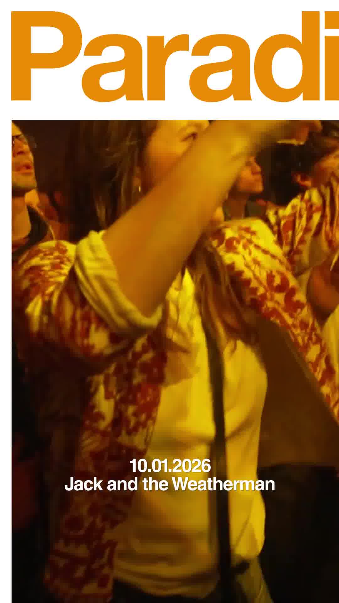 Jack and the Weatherman in Paradiso