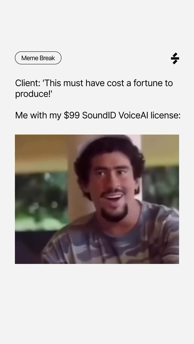 They think I booked a studio full of vocalists..😏 but it’s literally me, a laptop, and SoundID VoiceAI with infinite voice possibilities 🎶