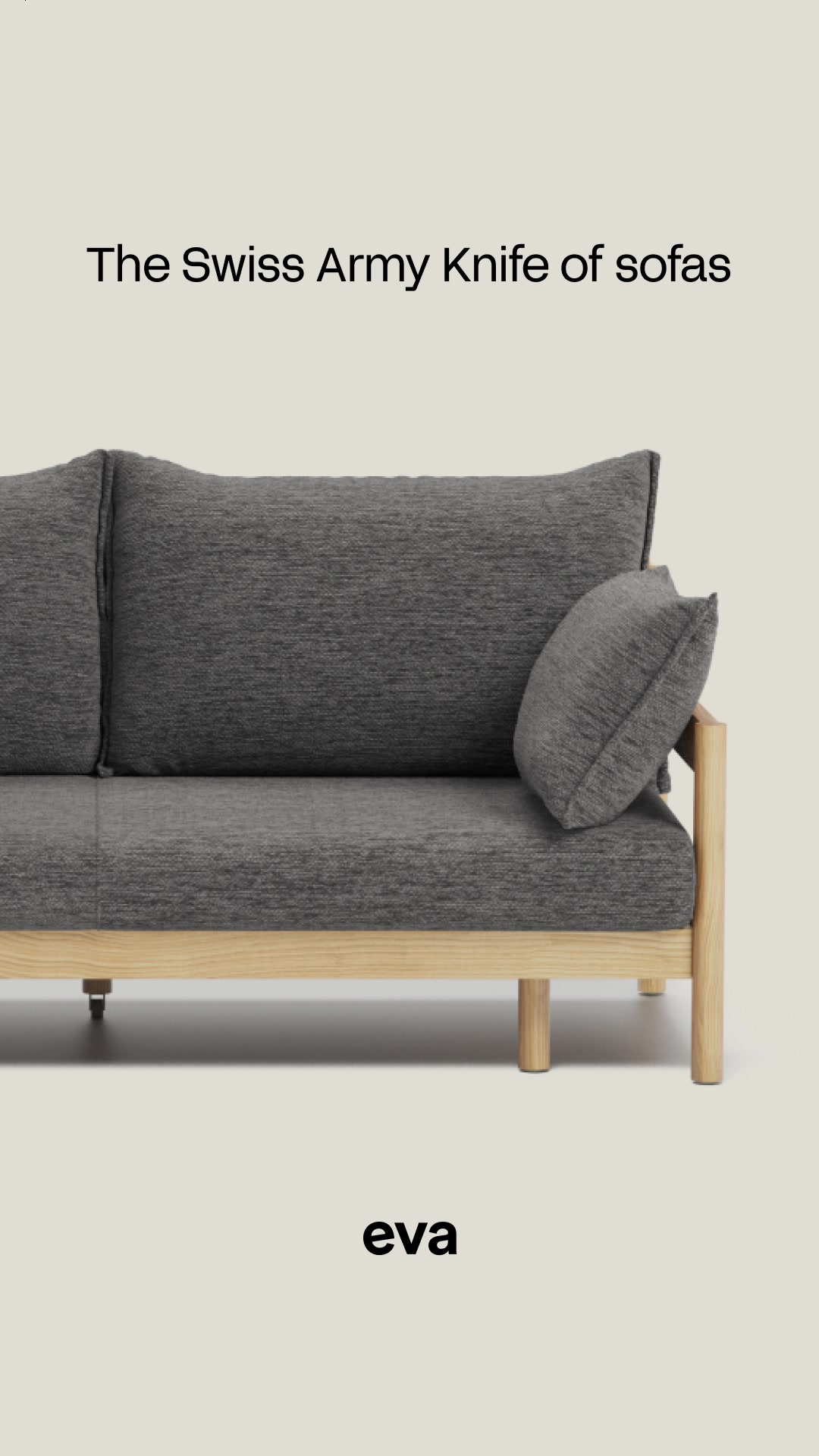 3-in-1 Slideaway Sofa Bed