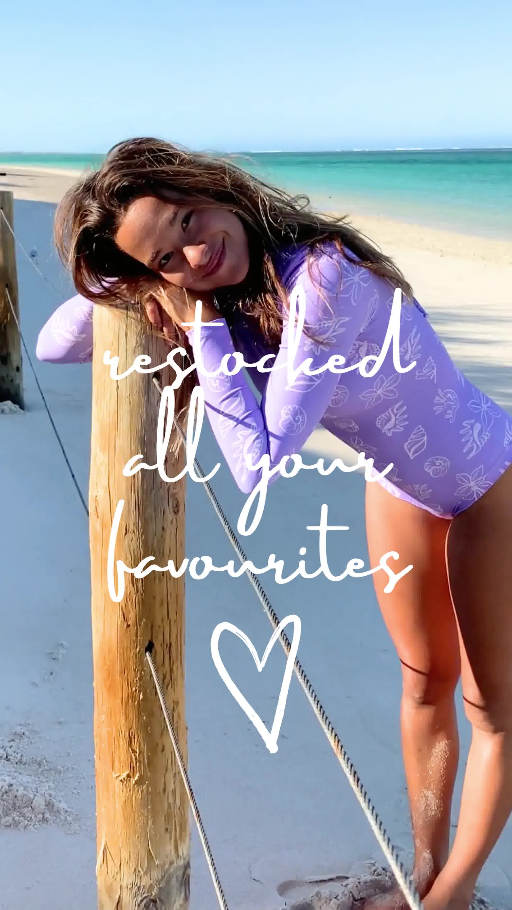 Grab yours for summer 💜🐚💜