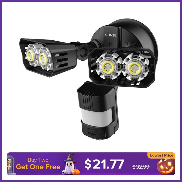 18W LED Security Light (Dusk to Dawn & Motion Sensor)