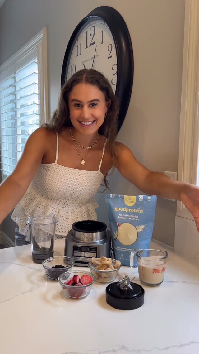 #AD I’ve tested a lot of protein powders, and this is one of the few that actually delivers on both taste and nutrition!
Good Protein’s Vanilla All-in-One Shake has become a staple in my morning smoothies with 21g of plant-based protein, 7g of fibre, probiotics, and all 9 essential amino acids in every scoop.
The texture is smooth and creamy with no chalky aftertaste, and it helps keep me full and energized throughout the day.
Excited to partner with @goodprotein for this video: a Canadian-made, gut-friendly option that actually tastes good.
If interested use my code JULIANAC30 for 30% off your first order:)
...
#GoodProtein #AllInOneShake #PlantBasedProtein #GutHealth #ProteinShake