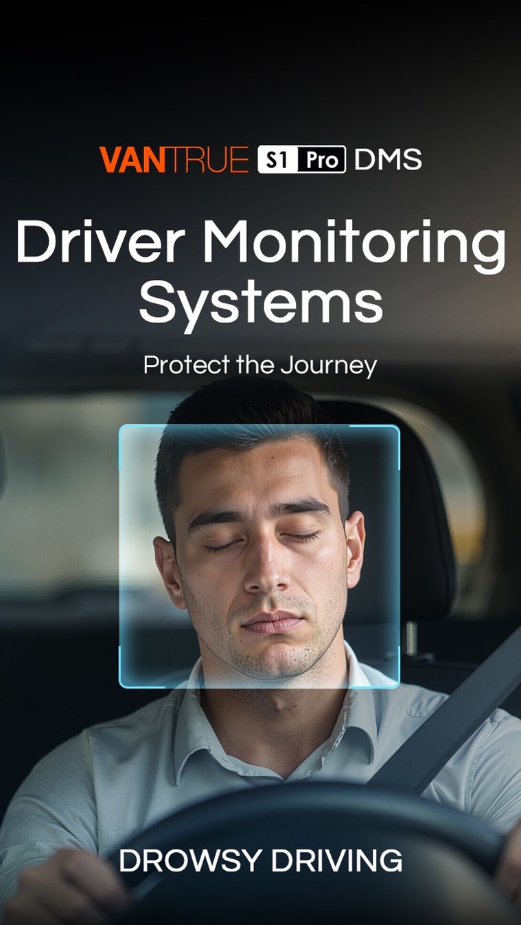 Yawn... we see you. 🥱
Your Vantrue DMS doesn't miss a thing. Rest assured.

Voice alert: "Drowsiness detected, please take a break."

Who needs coffee when you have a co-pilot this alert? ❤️

#VantrueDMS #FatigueDetection #SafeDriving #CarTech