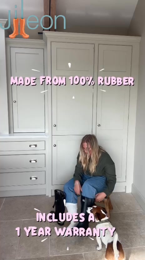 "Finally some comfortable wellies. These are amazing . A little bit more than other brands but so worth it. So comfortable , a great fit and exceptional quality . Would highly recommend" - Sara M