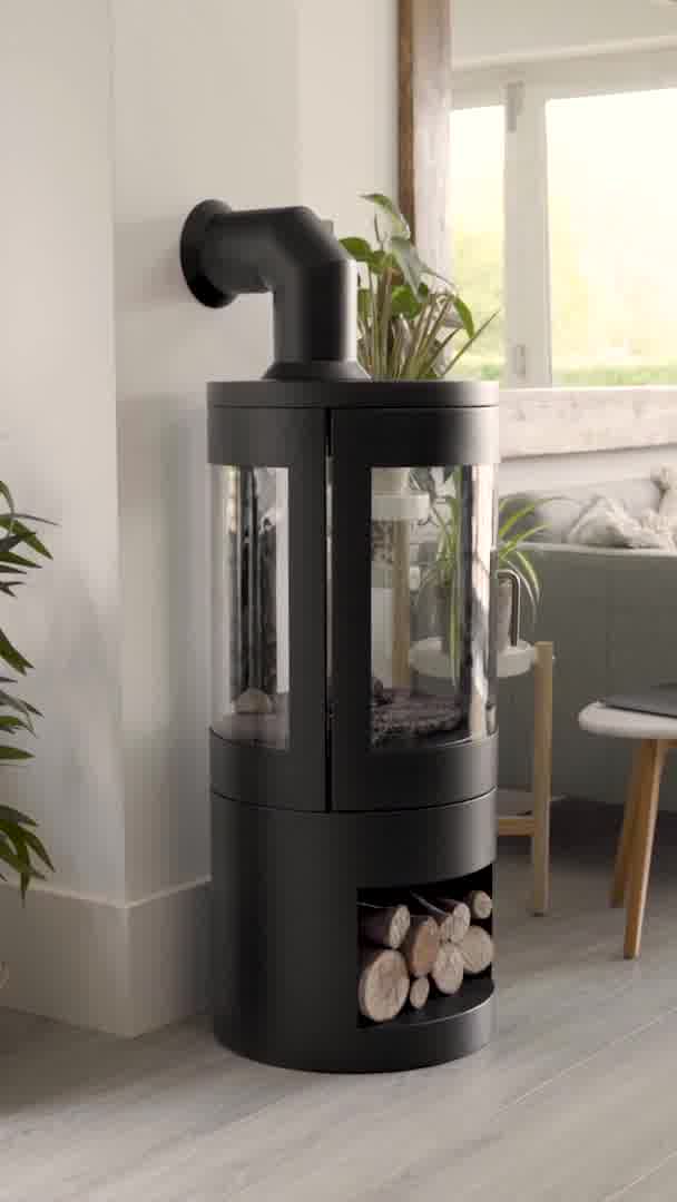 Real Flame. No Chimney.