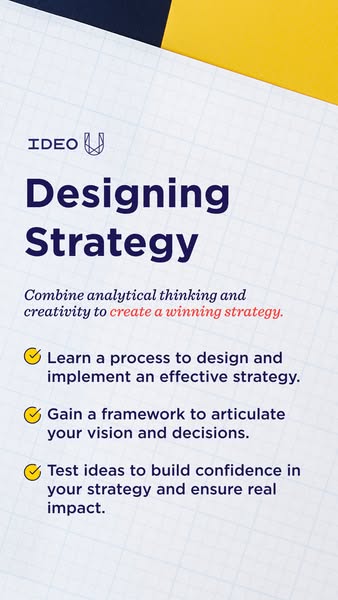 IDEO Designing Strategy – Online Course