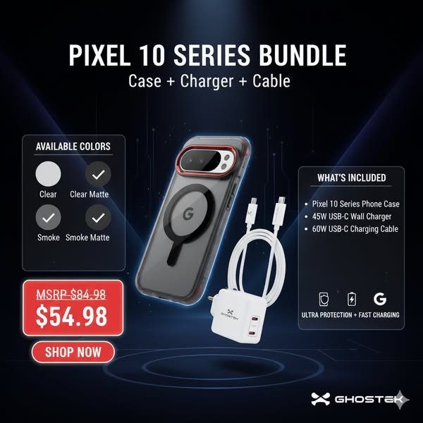 Ghostek Pixel 10 Bundle – Only $54.98!