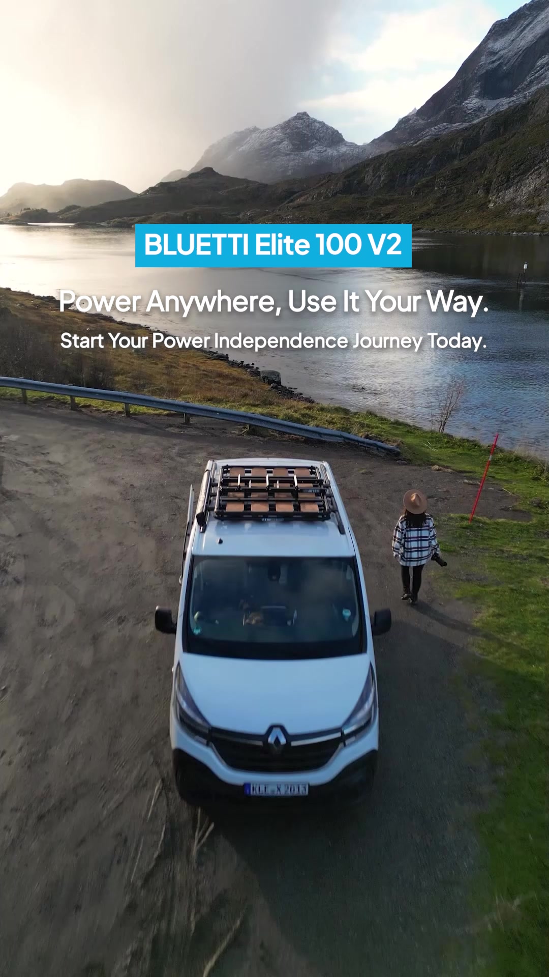 🚙 Ready for your next adventure?
Meet the BLUETTI Elite 100 V2 — only 11.5kg with a compact 17L design. Small, portable, and perfect for your RV life.
1800W | 1.024Wh with 2.700W Lifting Power
⚡80% charge in just 45 minutes
☀️1.000W solar-ready — stay powered anywhere
🔌9 output ports for all your essentials
Lightweight, quiet, and always ready to power every moment of your journey.
🔥 Take Elite 100 V2 on the road — adventure starts now!