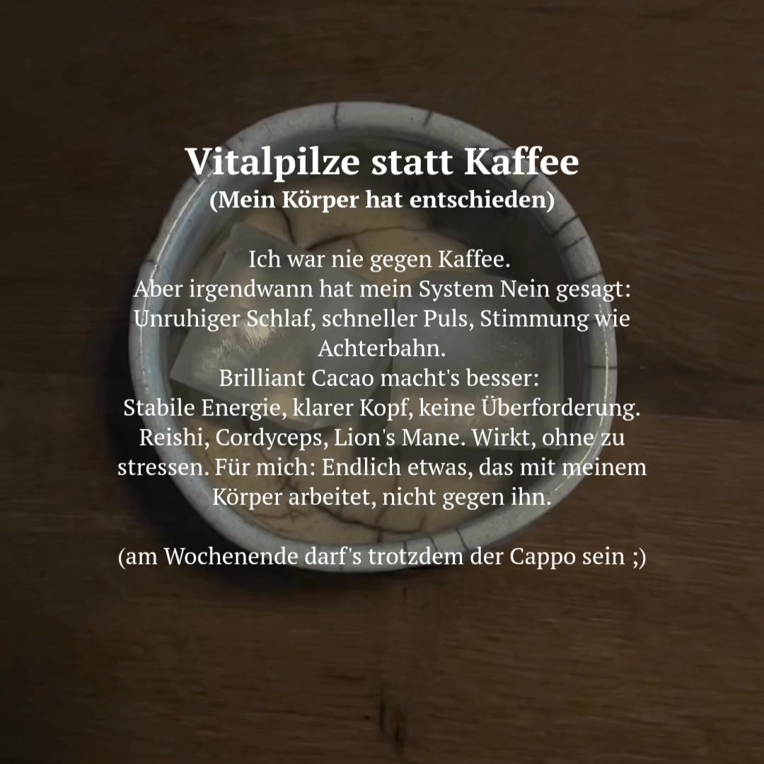 Vitalpilze statt Müdigkeit ⚡️