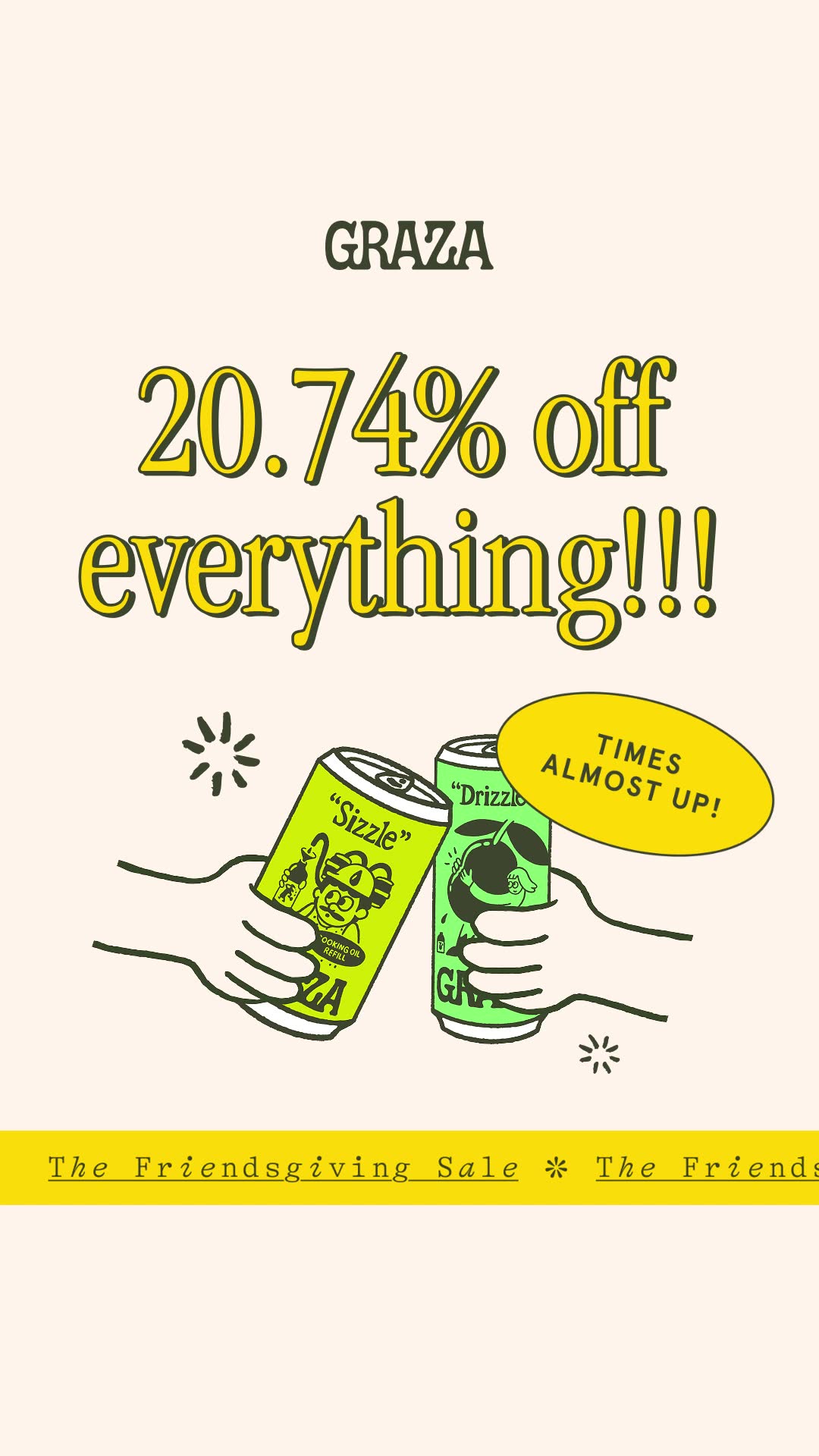 Take 20.74% off EVERYTHING