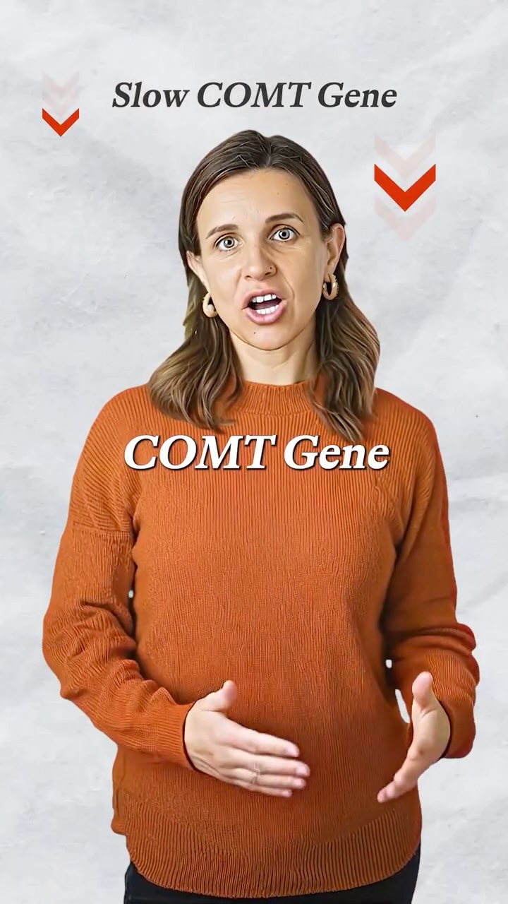 Like MTHFR, when COMT is slow, your body struggles to do it job- methylate and deactivate these estrogen metabolites.

The COMT gene (catechol-O-methyltransferase) encodes an enzyme responsible for metabolizing estrogens, reactive estrogen that can create oxidative stress if not broken down efficiently.

🌀 During certain cycle phases…

Estrogen dominance symptoms become more problematic for slow COMT types:

 • Mood becomes unstable (due to excessive dopamine + excess estrogen)
 • Histamine surges (thanks to estrogen-driven mast cell activity)
 • Estrogen isn’t cleared fast enough → 🩸heavier, more painful periods, breast tenderness, migraines

⚠️ This turns a minor genetic variation into a major PMS trigger.

And with estrogen pushing these same neurotransmitters even higher? 😤You’re running hot—mentally and hormonally.

📩Comment: STUCK to learn about the different phases of estrogen detox. Match your symptoms to the right supplements and determine if they are right for your protocol.

➕Comment: “BOTH” to learn more about COMT and the 3 phases of estrogen detox (and how to support them). 

Already got these messages? Comment what you're still confused about 👀

#SlowCOMT #PMSandGenes #EstrogenDetox #MethylationSupport #CatecholEstrogens #MoodAndHormones #StrateGene #SeekingHealth #HistamineAndHormones