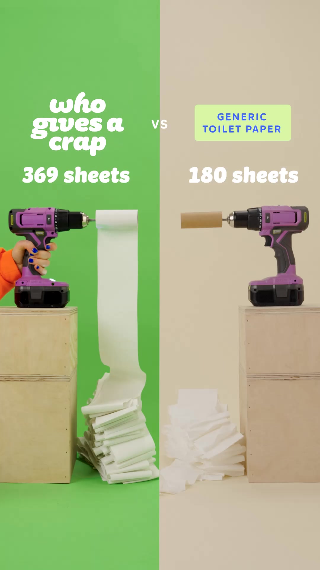 Eco toilet paper that goes the distance