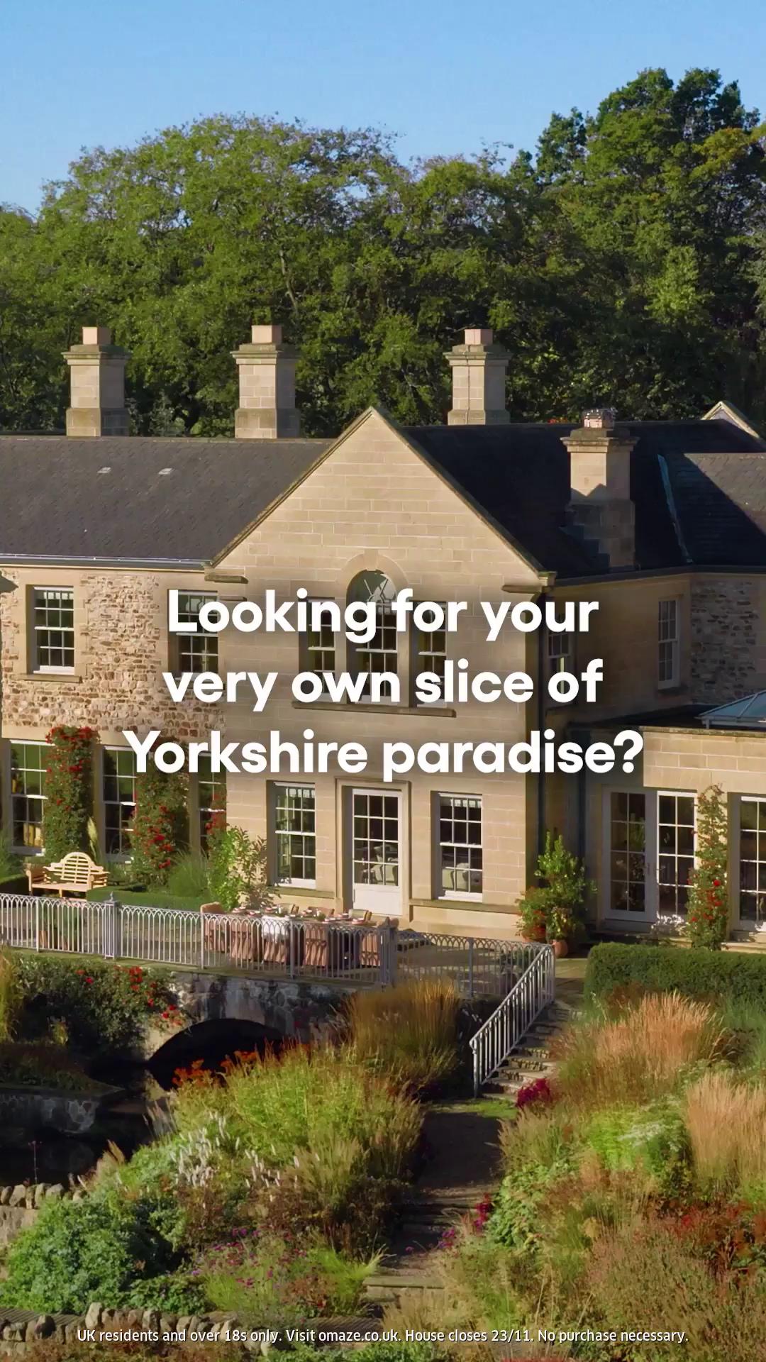 Quick cuppa in the country kitchen? ☕ Or pottering (and potting up 🪴) in the garden?
Whatever’s on the agenda, life hits different at the Yorkshire House. And soon, you could have the chance to see for yourself.
Tap the link to enter for your chance to win this £4,500,000 house in North Yorkshire.* 👉 https://goto.omaze.co.uk/47qiWji
And good news—you’ll also be supporting Refuge when you do.
*UK residents and over 18s only. Visit omaze co uk. The Yorkshire House Draw closes 23rd November. No purchase necessary.
