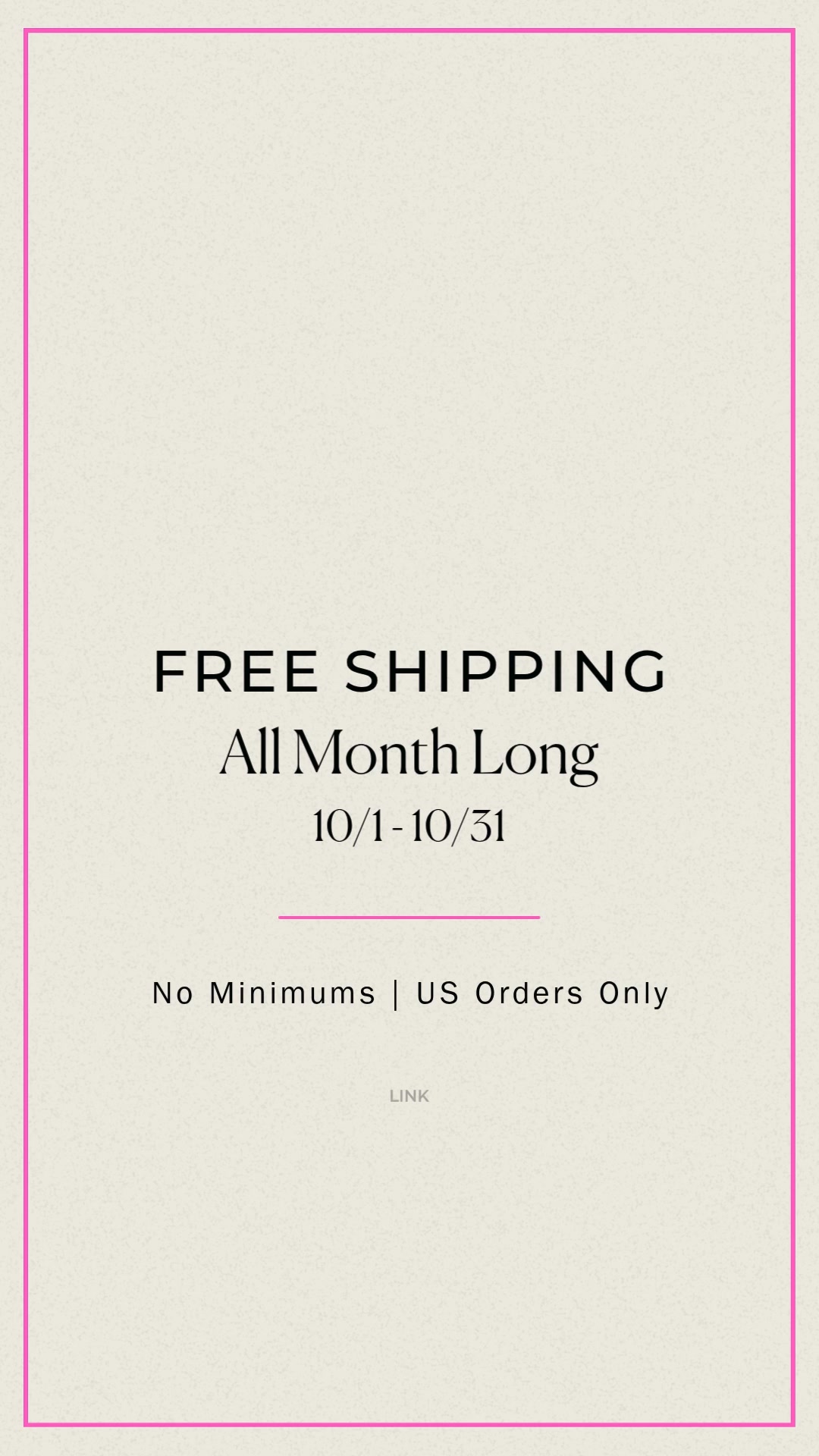 🎉 Free Shipping ALL October Long