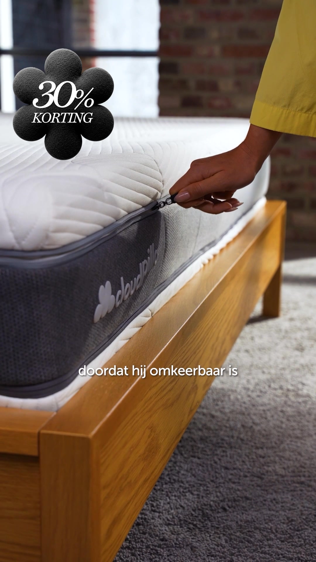 30% korting op álle Cloudpillo matrassen!