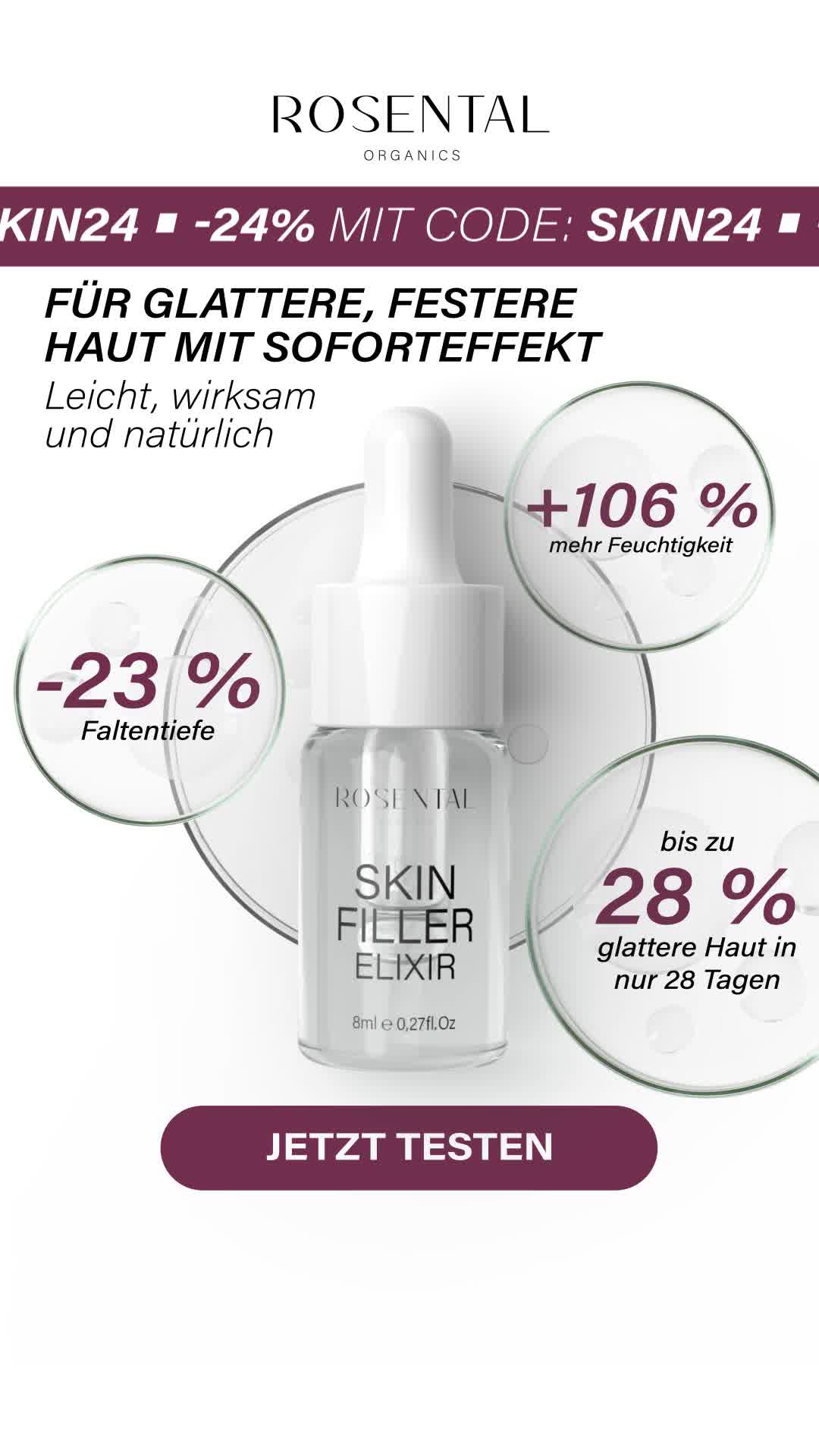 Glattere Haut in 28 Tagen ✨