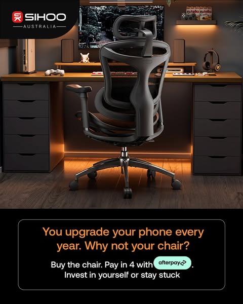 No more waiting for payday. Bring home your Sihoo ergonomic chair today and pay later with Afterpay – 4 simple installments.

#Sihoo #SihooAustralia #ErgonomicChairs #OfficeChairs #Afterpay
