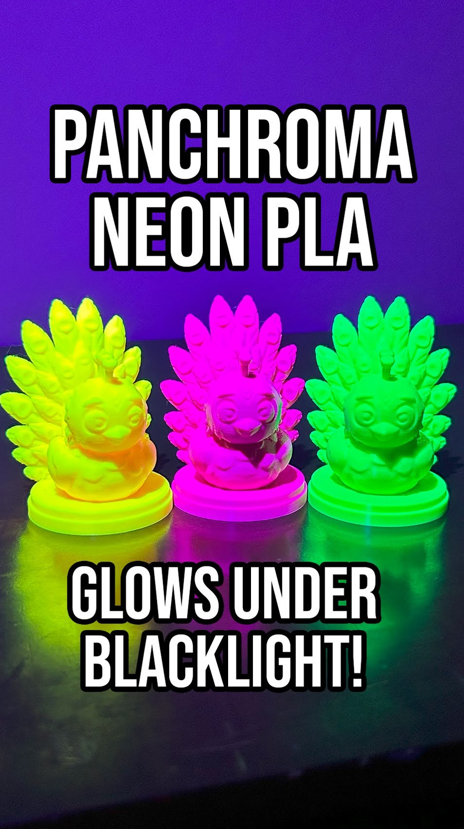 Panchroma Neon PLA by @polymaker_lab #polymaker #3dprinting