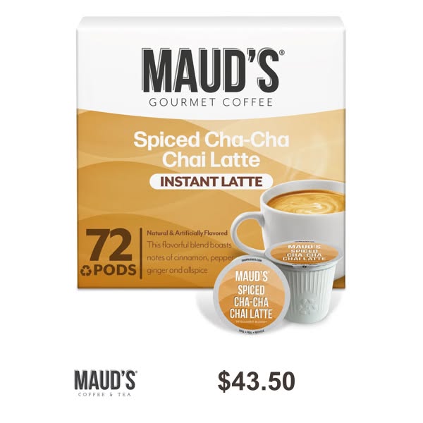 Maud's Vanilla Caramel Cold Brew Dark Roast Coffee Pods - 18ct