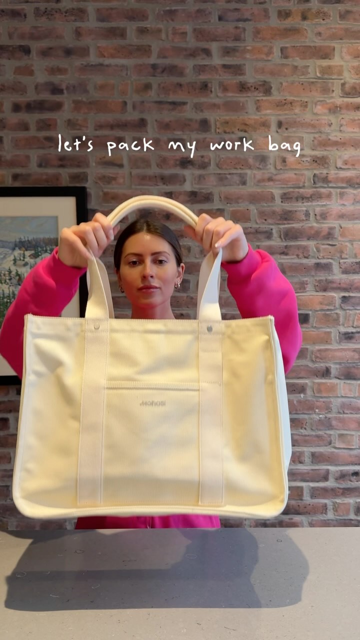 first day back to the office in 5+ years!! what am I missin? #worklife #workbag #packwithme #asmr #packmybag #office #officelife