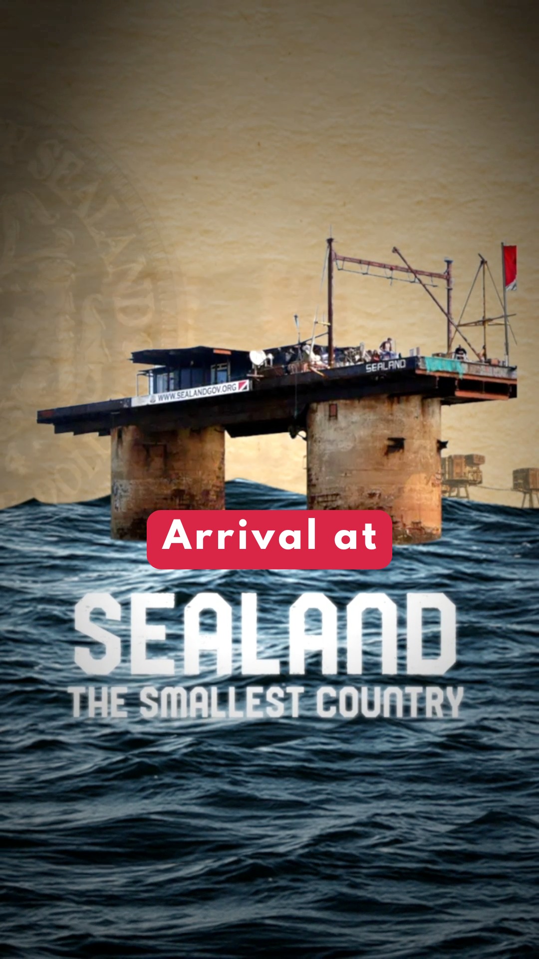 Sealand - The Smallest Country in the World

In 1967, Sealand was founded as a sovereign Principality on a military fortress, seven miles from the eastern shores of Britain. Sealand’s history and adventure have been defined by armed invasion attempts, the fighting of legal battles, countering a coup d'etat, and surviving a natural disaster while remaining fiercely independent. From this spirit, our national motto was born: ‘E Mare Libertas’ (From the Sea, Freedom). Upon the declaration of independence, the founding Bates family raised the Sealand flag, pledging freedom and justice to all who lived under it. Following this, Sealand created everything you would expect from an independent country: a functioning government, passports, a permanent population, a constitution, currency, stamps, and the means to defend our sovereignty. Today, the Bates family governs our small state as hereditary royal rulers.

Learn more at sealandgov.org