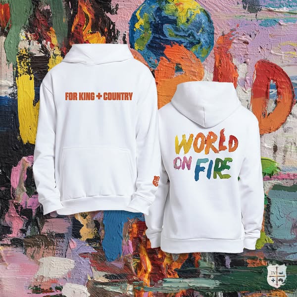Brand-new WORLD ON FIRE merch! 👀