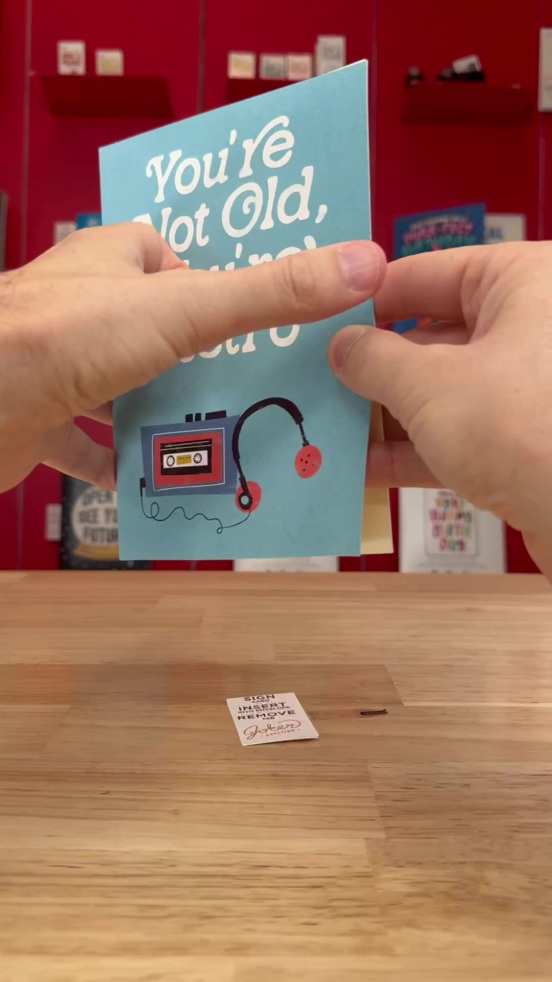 A Birthday card they won't forget