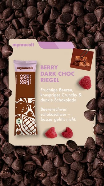 Unsere Bio- Müsliriegel stellen sich vor. Für welchen entscheidest du dich? #mymuesli