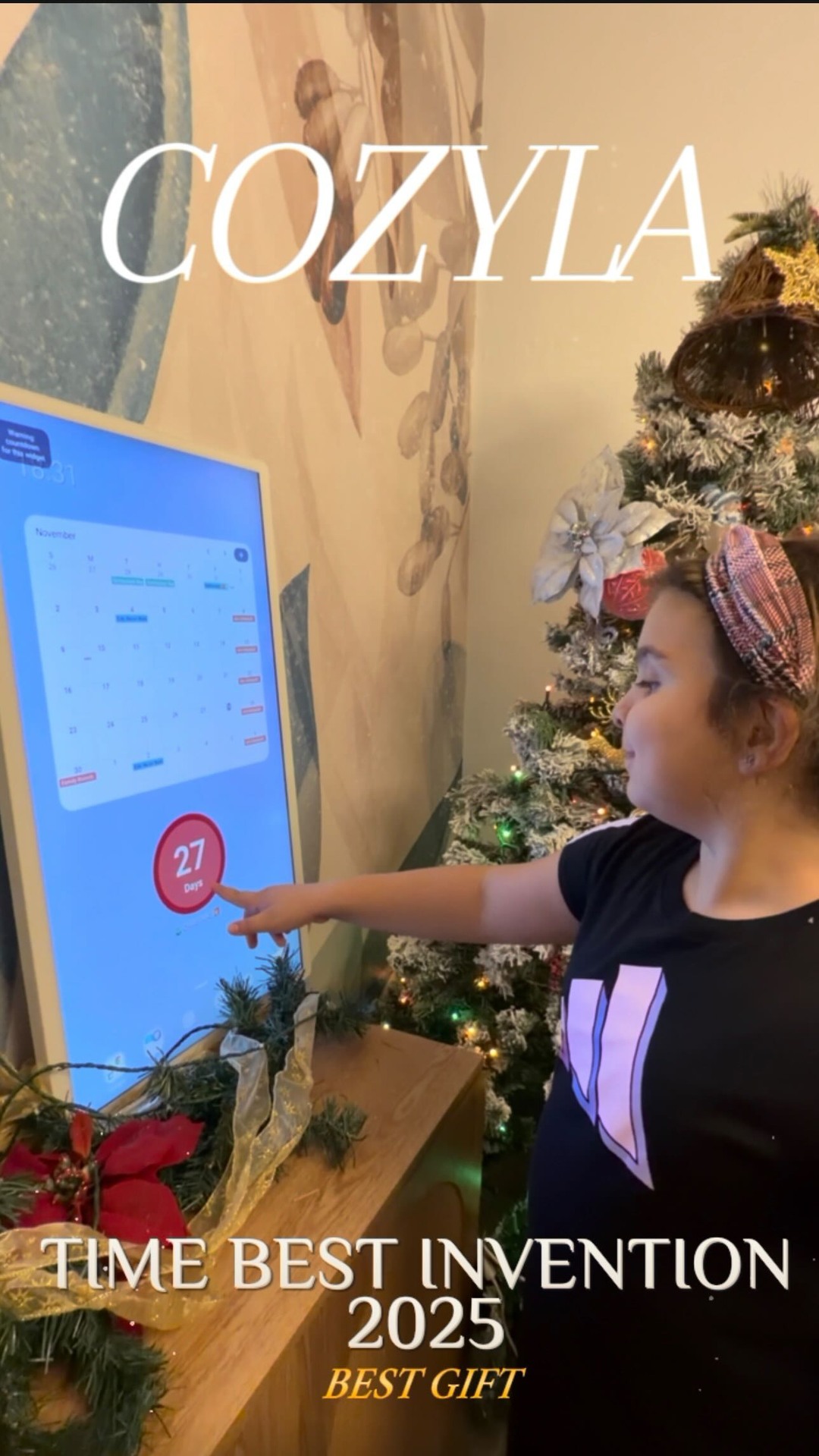 The best gift is the one that brings the whole family together 🤍
This Christmas, Cozyla Calendar completely changed how we plan, stay organized, and enjoy the season as a family. From holiday dinners to gift lists, movie nights, and our Christmas countdown — everything syncs instantly and keeps us connected in the sweetest way.
Truly the most thoughtful gift for any home ✨
@cozylaframes 
#cozyla #cozylacalendar #digitalcalendar #giftideas #giftguide