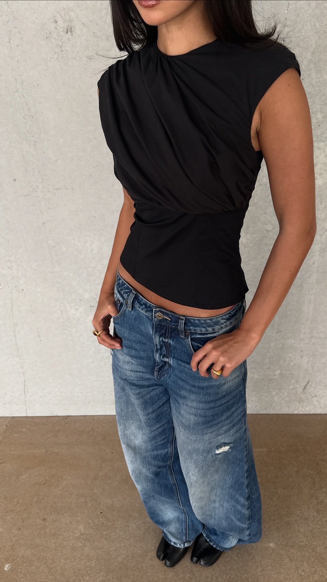 Twist Top in Black — Online Now 🖤