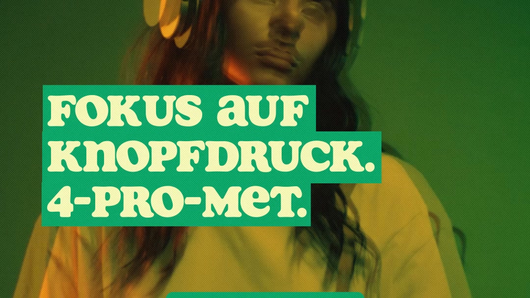 Fokus auf Knopfdruck. Energie in Sekunden.