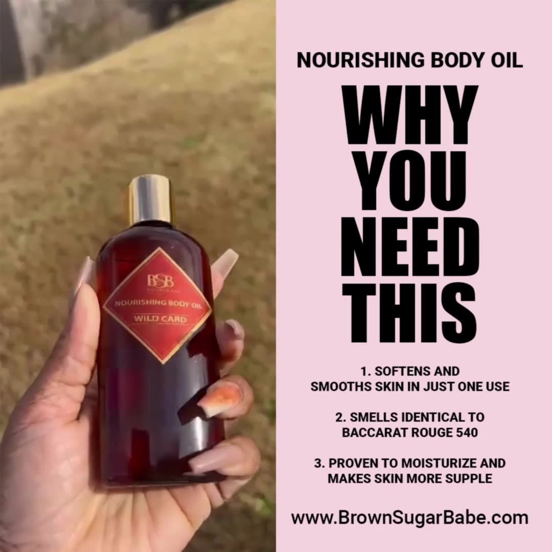 Body Oil Inspired By Baccarat Rouge 💖