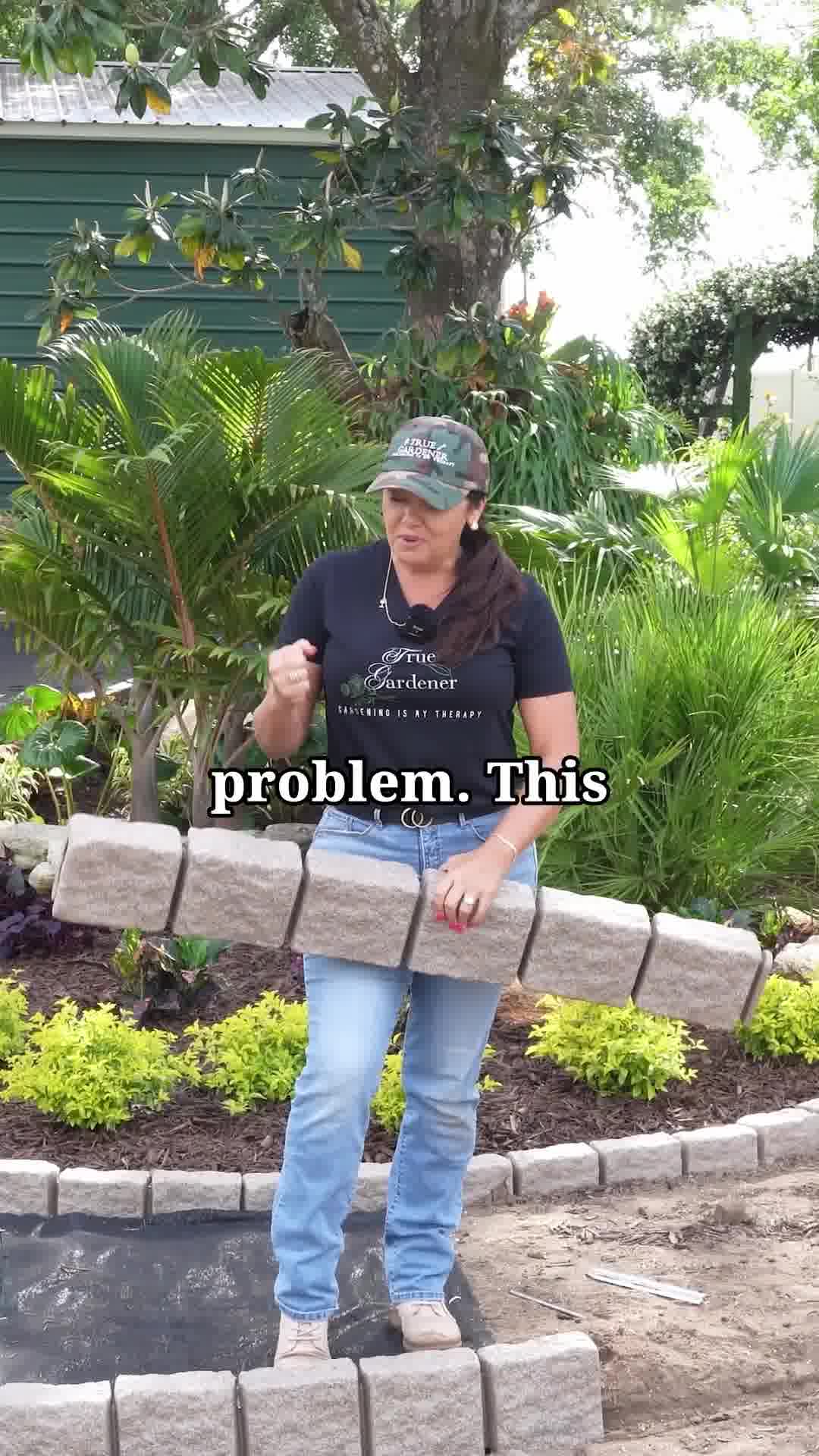 DIY-Friendly Faux Stone Edging