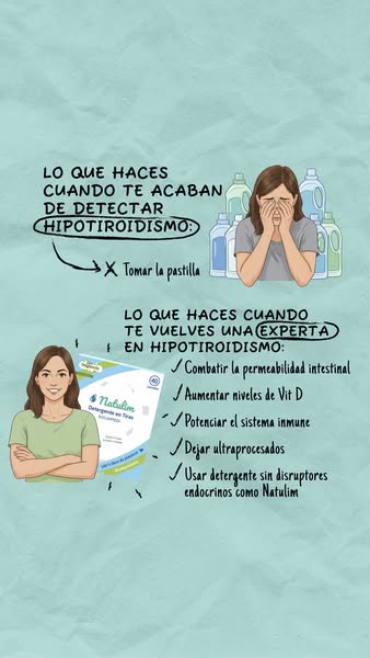 Un detergente que respeta la tiroides
