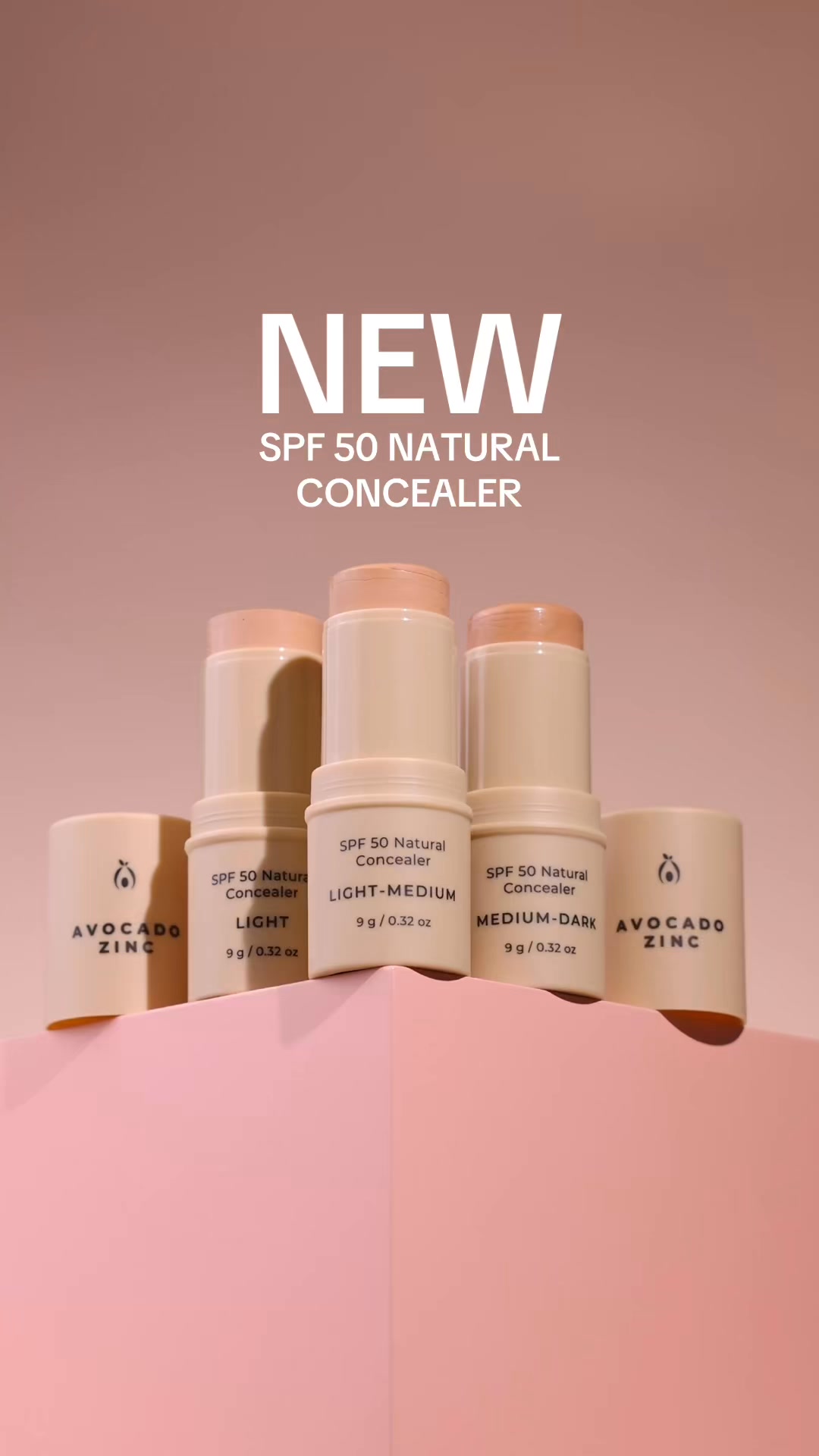 New Product Drop ✨
Say hello to the world’s first SPF 50 Natural Concealer — by Avocado Zinc. This all-natural, zinc-based stick offers full coverage while protecting your skin with high-performance SPF 50.
✅ Blurs blemishes
✅ Conceals under-eyes
✅ Prevents pigmentation
✅ Leaves a soft matte finish

Lightweight, pregnancy-safe, and skin-loving — it’s your new daily essential.
💛 Pairs perfectly with our tinted moisturiser for a flawless, full-face SPF look.

#AvocadoZinc #SPFConcealer #NaturalMakeup #SkinLovingSPF