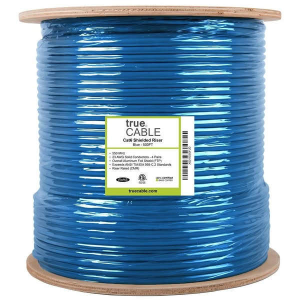 Cat5e Riser Ethernet Cable｜Unshielded