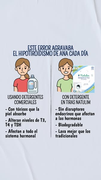 Un detergente que respeta la tiroides