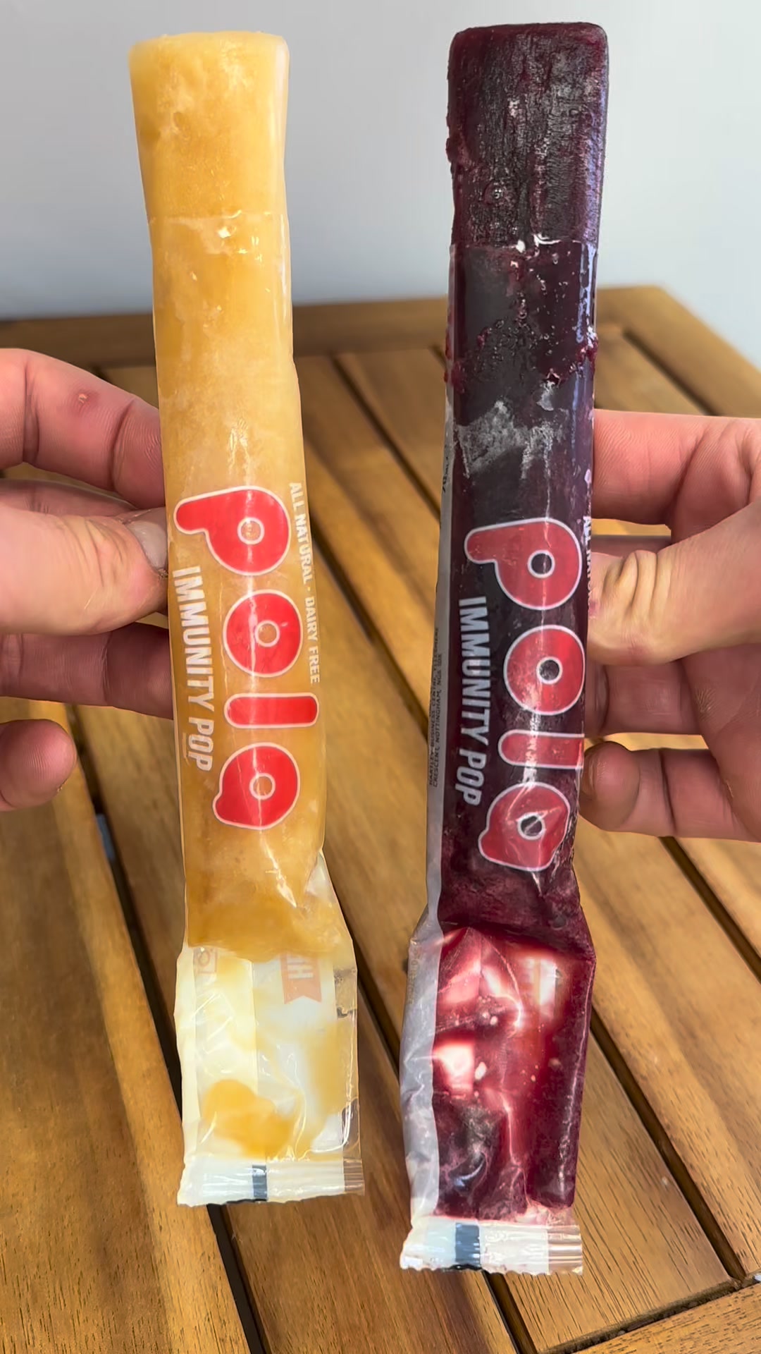 BOOST YOUR IMMUNITY WITH FROZEN ICE POPS
