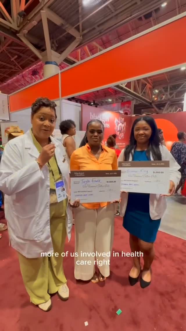 We Awarded TWO SCHOLARSHIPS At Essence Fest 🎉

The Black Girl Vitamins team awarded two incredible women, scholarships at Essence Fest to support their journey in medicine.🩺

This moment was truly remarkable and meant so much to us, and the recipients ✨  because we were surrounded by so many women in the BGV community!

It brings us joy that we get to bring funding to women who are working extremely hard to save lives ! 

You can be our next recipient apply by using the link in our bio 💕