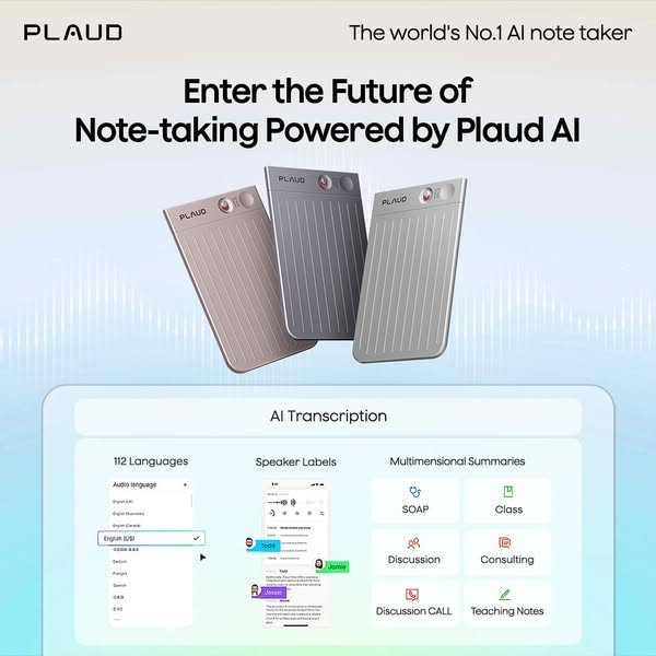 Plaud: The World's Most Popular AI Note-Taking Device