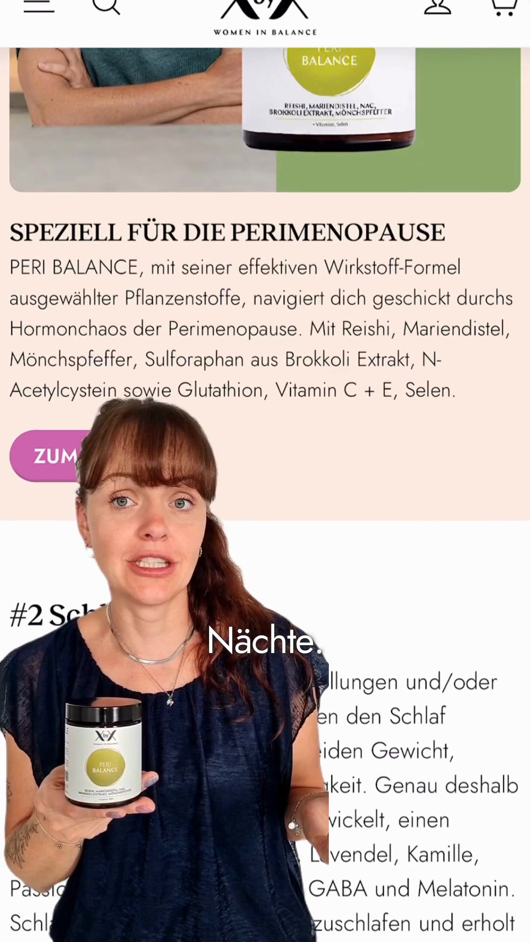 ✨ PERI BALANCE - Balance in der Perimenopause
