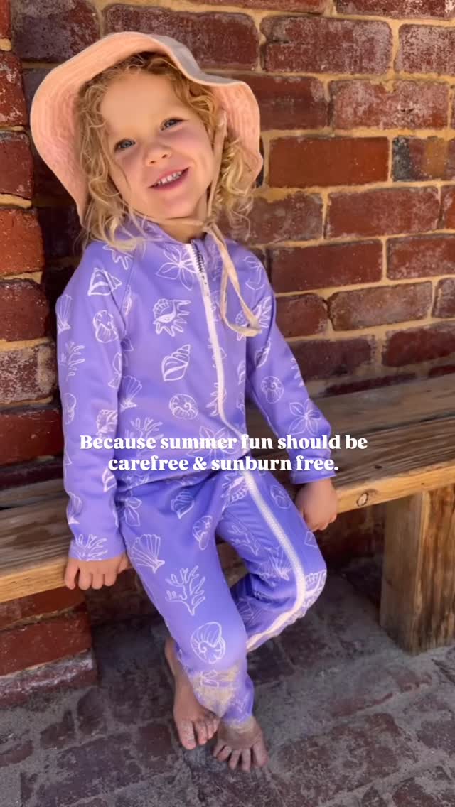 Cute, comfy & covered in our BEST SELLING Sidney suits 💦☀️🩵

The sun safe suit is designed to keep little ones protected from harmful UV rays while making sure they feel great & look adorable doing it. With soft, breathable fabrics that move with every splash & tumble, your child stays comfortable all day long, whether they’re building sandcastles, chasing waves, or lounging poolside.

And when it comes to coverage, we’ve got it covered….literally. 

Long sleeves & full length leg coverage means maximum sun protection without sacrificing style. From playful prints to vibrant colors, our designs let kids express themselves while staying safe under the sun.

Because summer fun should be carefree & sunburn free. 

Available now in ages 1 - 6 years 🌸
#CuteComfyCovered #SunSafeKids #BeachReadyBabes
#sunsafe #kidsswim #kidsswimwear #australia #sunprotection #sunsuit #kidsfun #kidssurf #kidswithstyle #kidsswimming #surfwear #surfbrand
