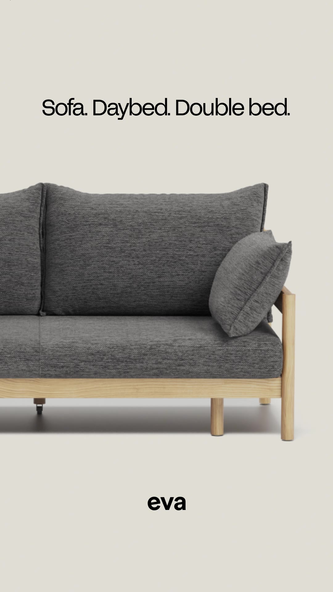 3-in-1 Slideaway Sofa Bed