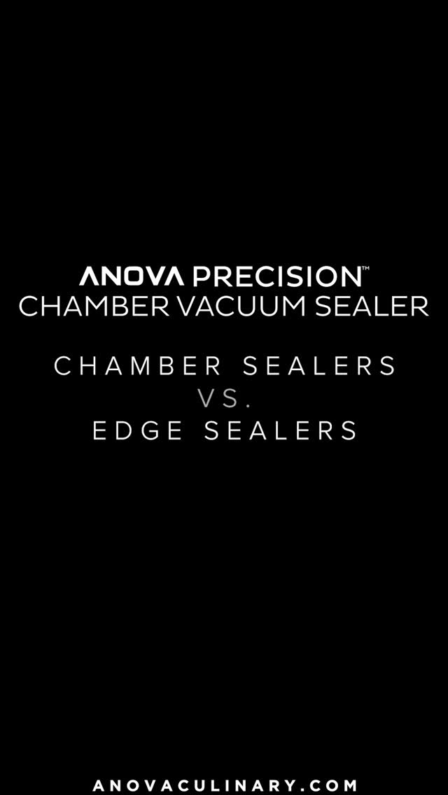 Edge sealers pull air from the bag, which can let liquids mess with the seal. A chamber sealer seals under vacuum first, before release, so liquids don’t interfere. When pressure returns, the pouch tightens around the contents—fast and mess-free.
🗝️Key difference: chamber sealers remove air differently than edge/suction sealers.
🤑 Special offer: our chamber vacuum sealer is 25% off now.
#anovafoodnerd #vacuumsealer #cvac