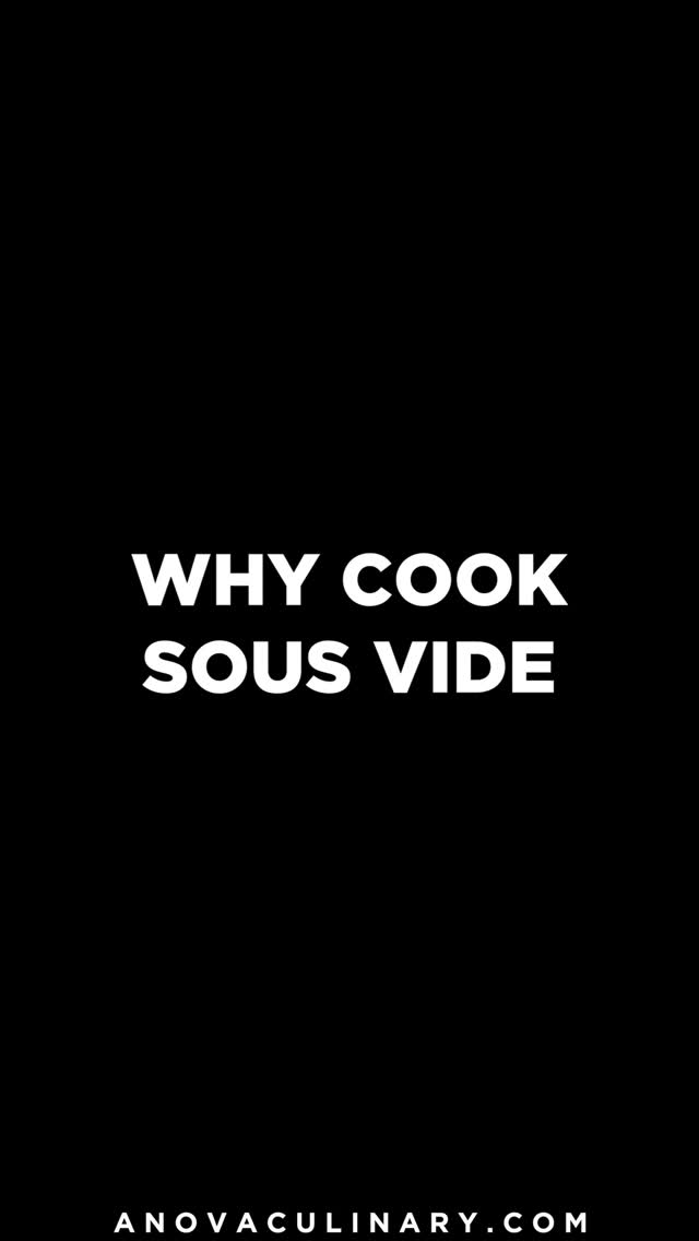 Benefits of sous vide cooking:
🤞🏼Perfect doneness: No more second guessing if food hits the right temperature.
🤩 Improved taste: Food cooks in its own juices for more concentrated flavor.
🥩Better texture: Proteins cooked at a low temperature for an extended amount of time are more tender.
😅 Stress-free cooking: Just set it and forget it.
(And the Precision Cooker Pro is 50% off right now!)