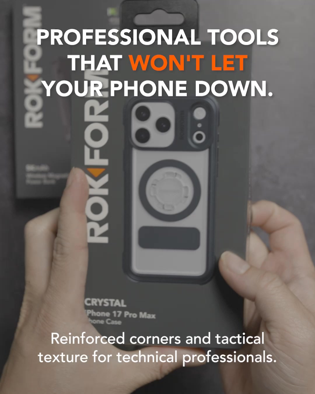 Crystal Clear or Rugged Tough – You Decide